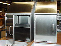 Custom Stainless Steel Cabinets