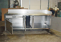 Custom Stainless Steel Work Bench